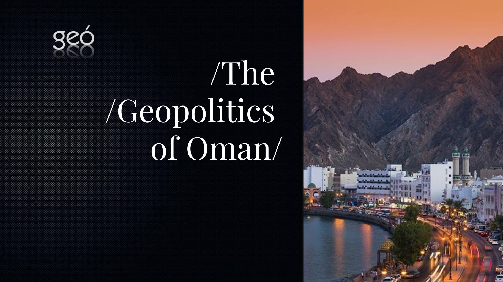 GEO Compass - Oman